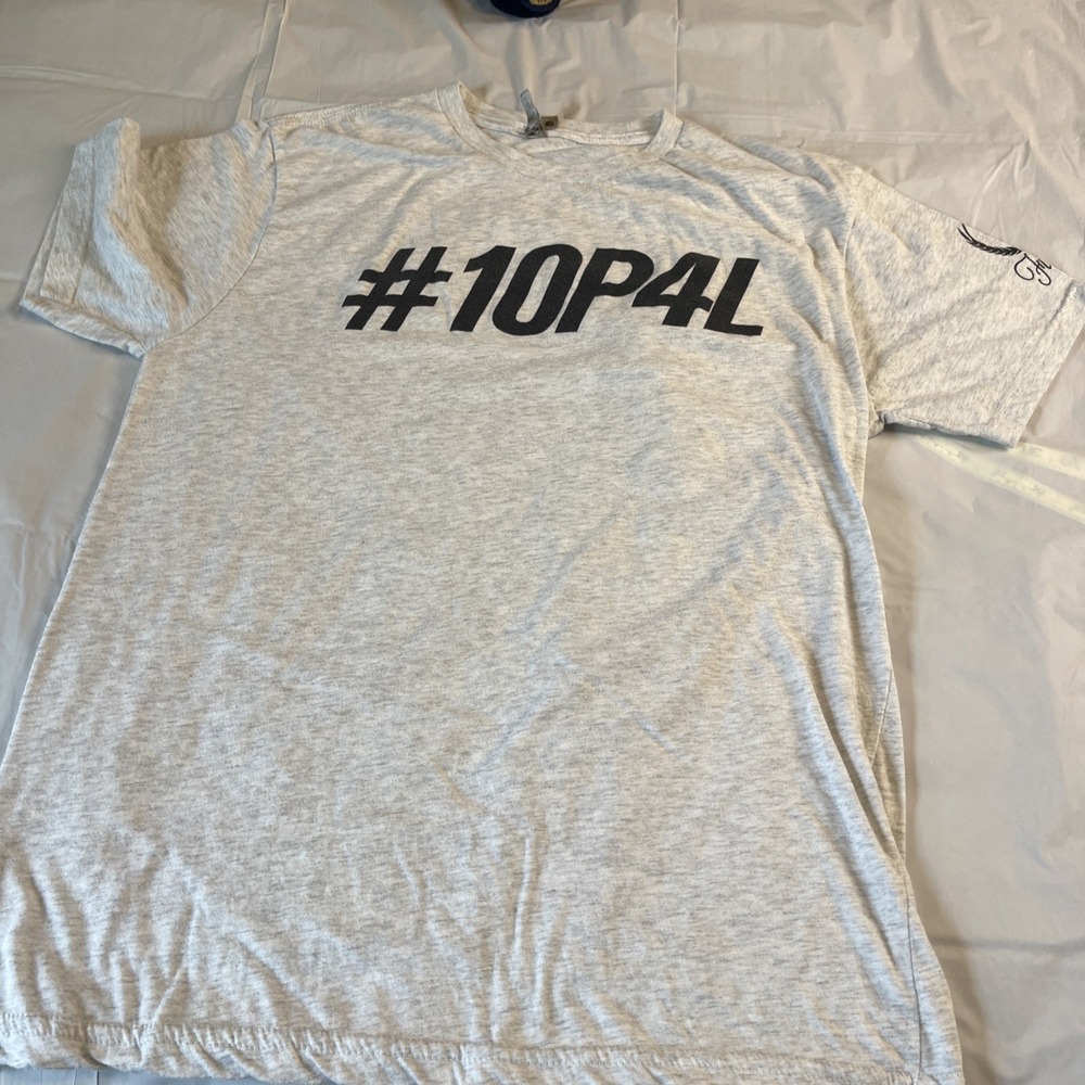 next level apparel t shirt 10th Planet Jiu Jitsu Decatur Size L Grey
